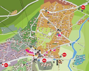 Parkmöglichkeiten in Blatten