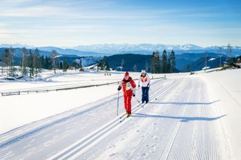 Langläufer haben bei Karersee und Welschnofen zwei Rundkurse zur Auswahl.