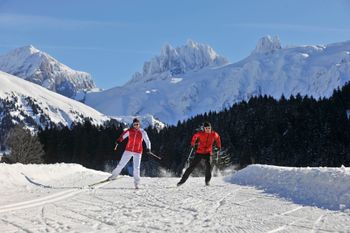 35 bestens präparierte Loipenkilometer sorgen rund um Engelberg für Langlaufvergnügen.