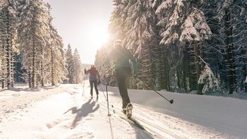 Langlaufen im Nordischen Zentrum Böhmerwald