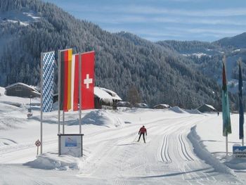 Loipeneinstieg in Balderschwang