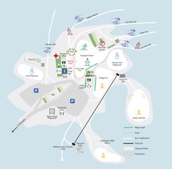 Überblick über das komplette Angebot im Lake Mountain Alpine Resort