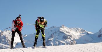 Auf der Loipe Les Petays kannst du deine Zeit messen.