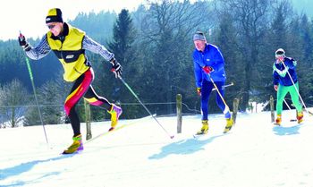 Die Loipen in der Snow World Züschen sind überwiegend mittelschwer.