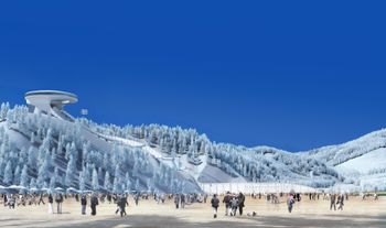 Auch das Nationale Skisprungzentrum ist hier entstanden.