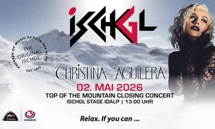 Ischgl presents Christina Aguilera at the Top of the Mountain Closing Concert.