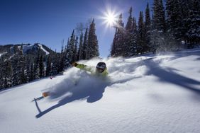 Powder skiing