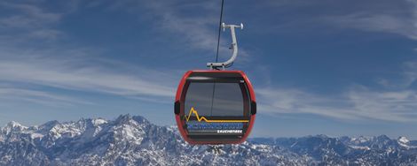 Old becomes new: the Schwarzwandbahn is replaced by a 10-seater gondola lift.