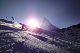 Traumhaft Skifahren geht auf dem Zermatter Gletscher - hier ist Matterhorn Paradise nicht nur eine Phrase