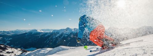 Im Ultental vergnügen sich Skifahrer auf 25 Pistenkilometern