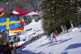 Zwischen 8. und 21. Februar 2026 stehen elf olympische Biathlonrennen in Antholz auf dem Programm.