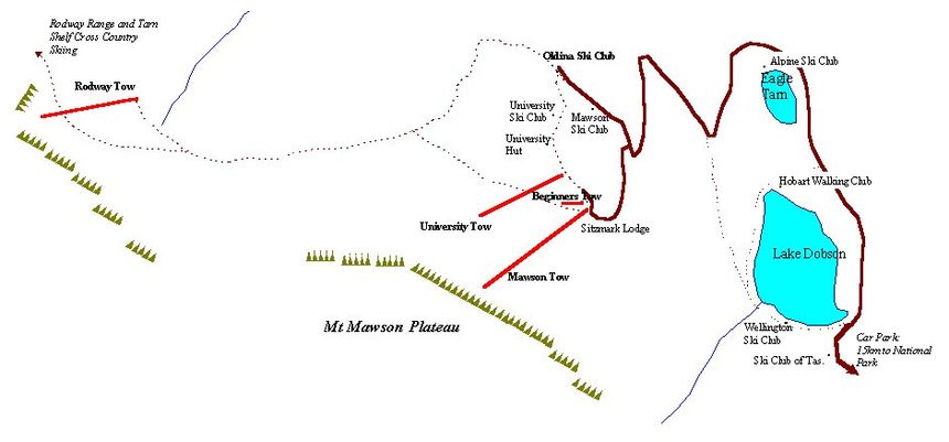 Trail Map Mt Mawson
