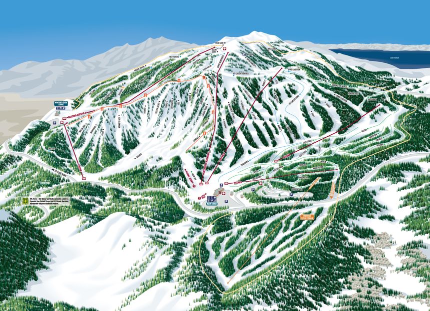 Trail Map Mt Rose Ski Tahoe