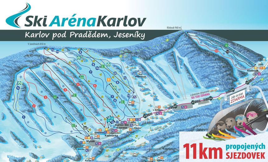 Trail Map Karlov
