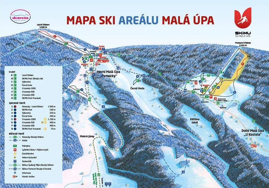 Trail Map Mala Upa