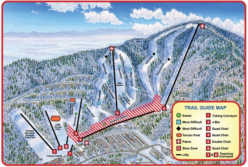 Trail Map Massanutten Resort