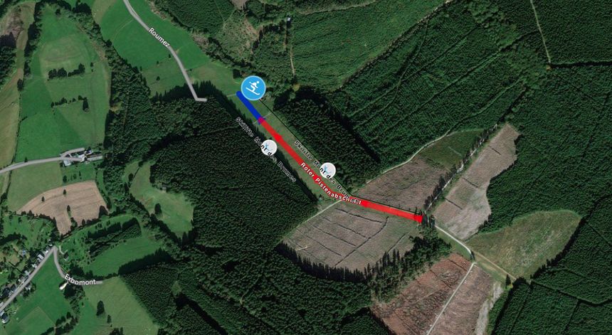 Trail Map Mont des Brumes - Franchorchamps - La Gleize