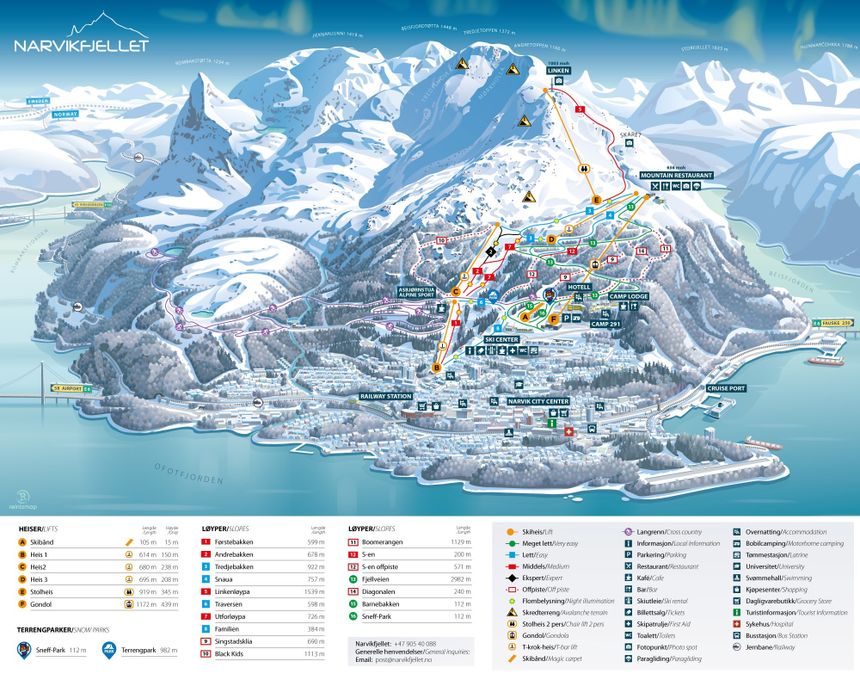 Trail Map Narvik