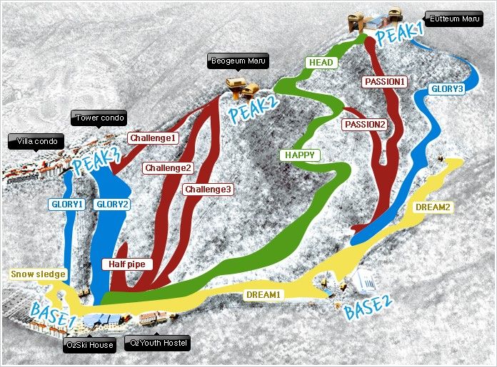 Trail Map O2 Resort