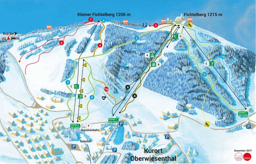 Trail Map Oberwiesenthal Fichtelberg