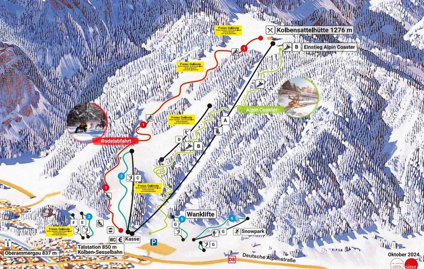 Trail Map Oberammergau Kolben