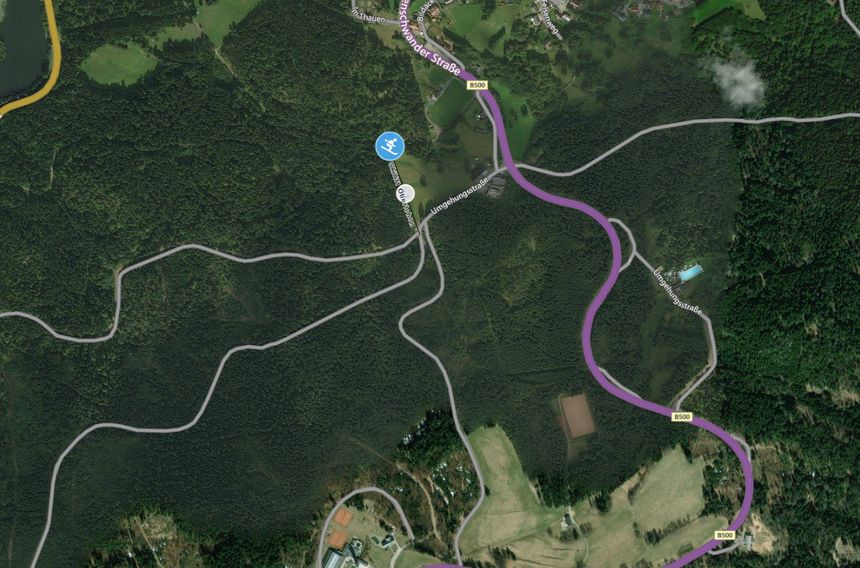 Trail Map Oberlehen - Häusern