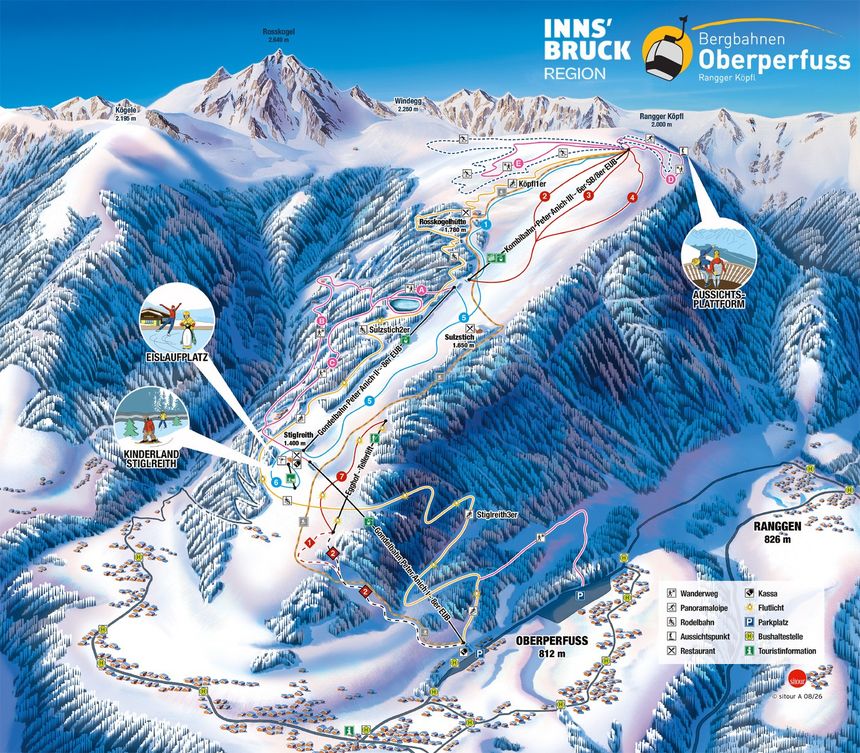 Trail Map Oberperfuss Rangger Köpfl