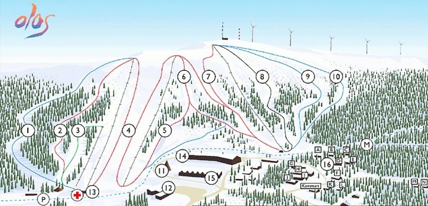 Trail Map Olos