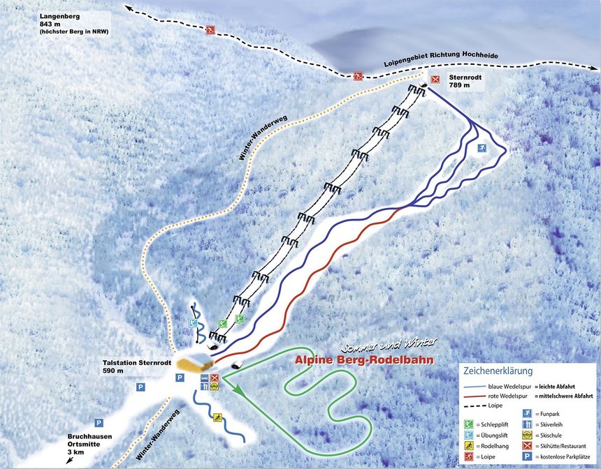 Trail Map Olsberg Bruchhausen