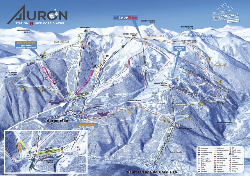 Trail Map Auron