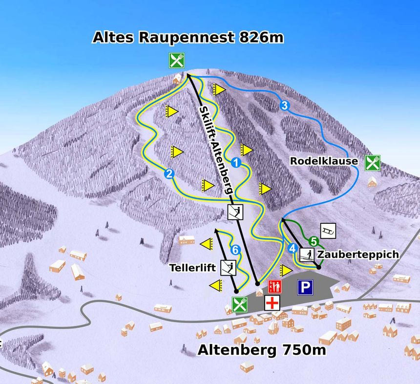 Trail Map Altenberg