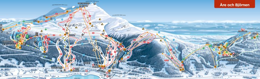 Trail Map Åre