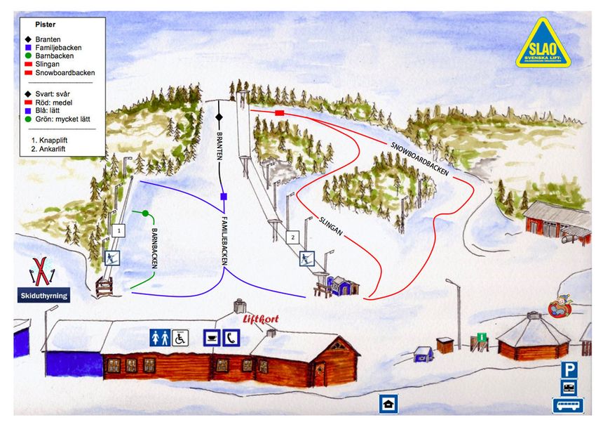 Trail Map Asbybacken