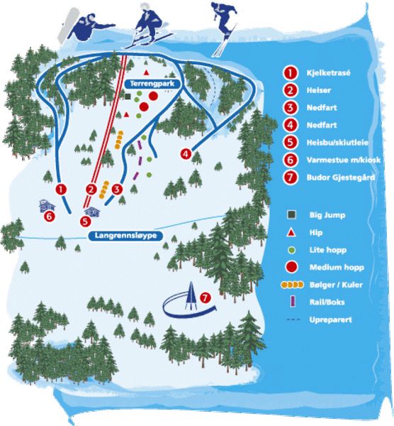 Trail Map Budor