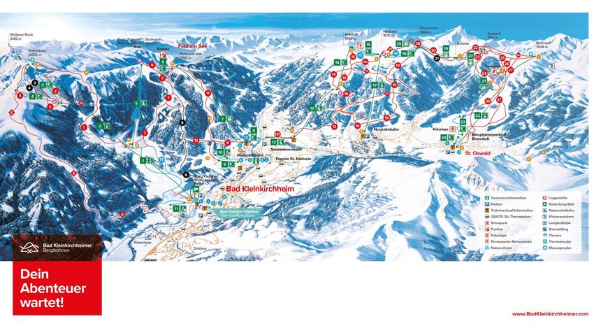 Trail Map Bad Kleinkirchheim