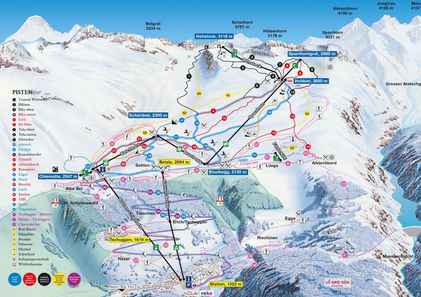 Trail Map Belalp