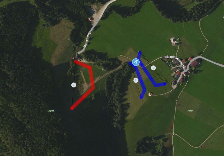 Trail Map Benzeck Lift Reit im Winkl