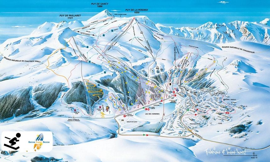 Trail Map Super Besse