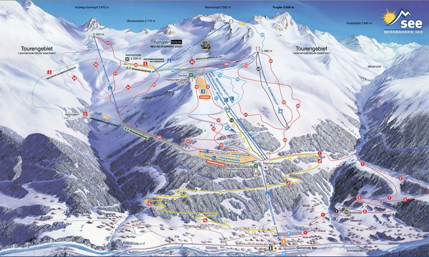Trail Map Bergbahnen See