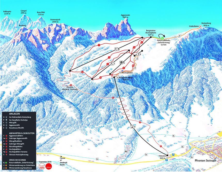 Trail Map Breitenberg