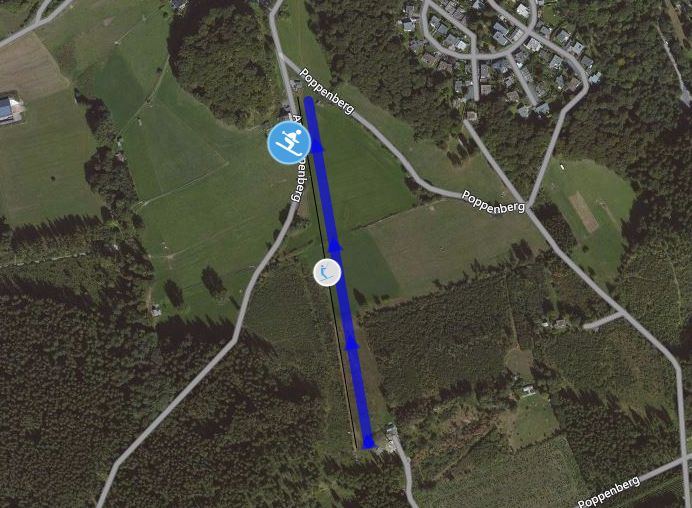 Trail Map Brilon Poppenberg