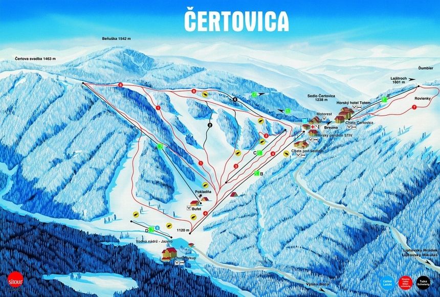 Trail Map Certovica