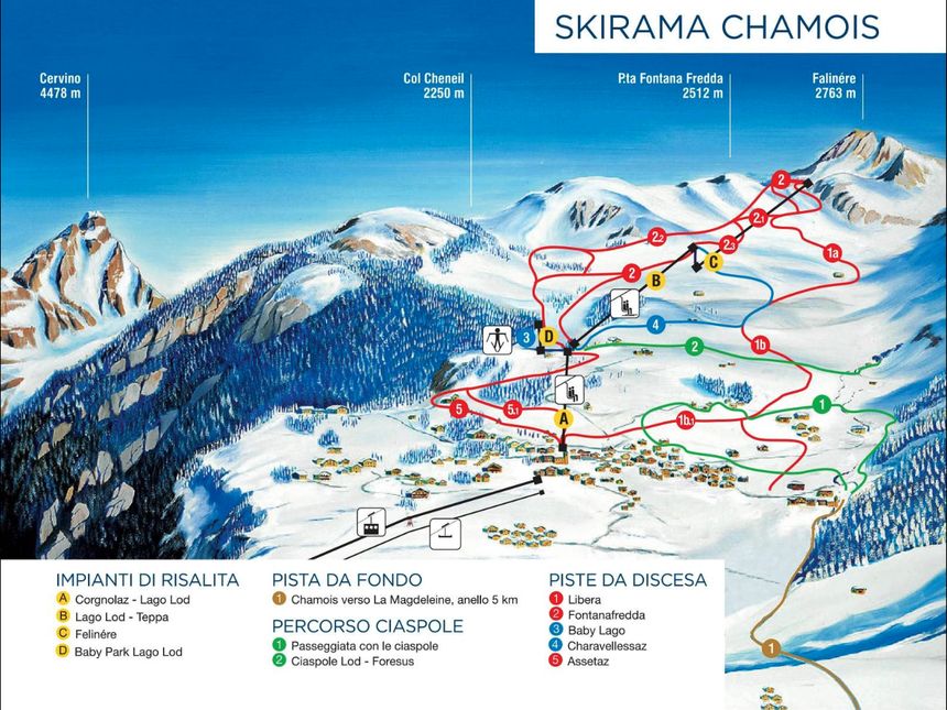 Trail Map Chamois