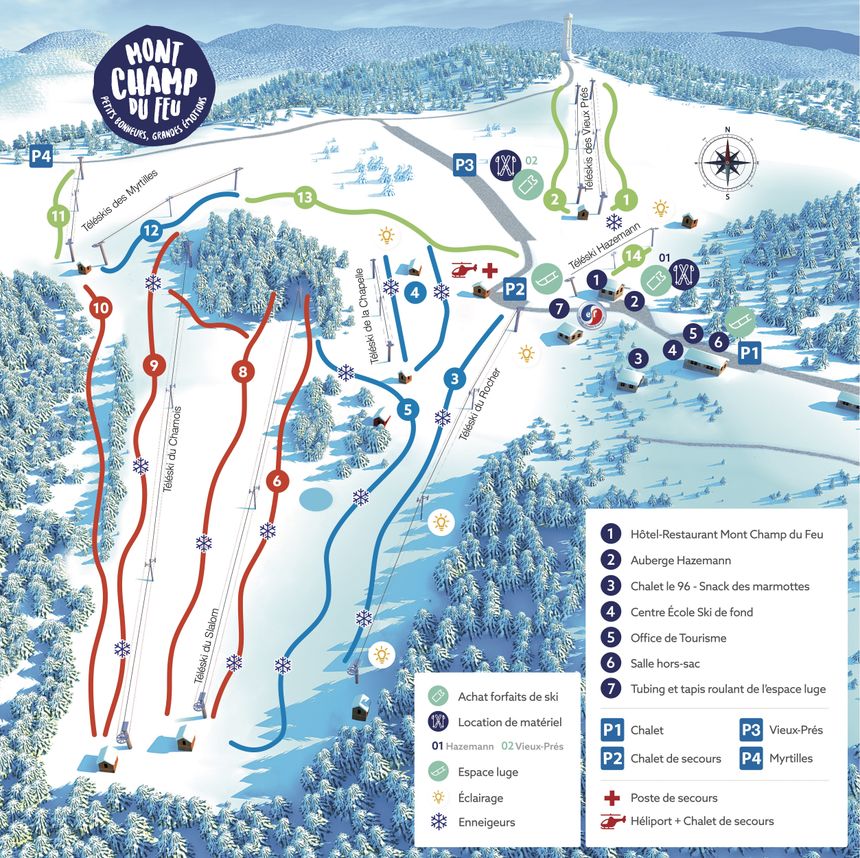 Trail Map Champ du Feu