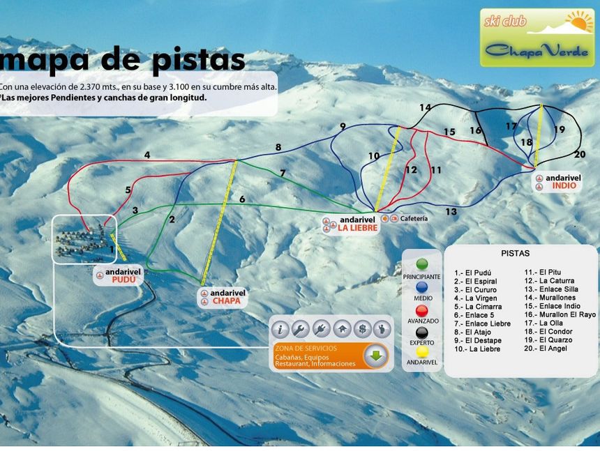 Trail Map Chapa Verde