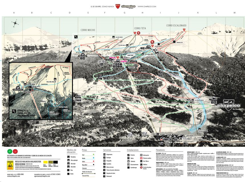 Trail Map Chapelco
