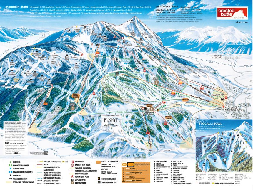 Trail Map Crested Butte