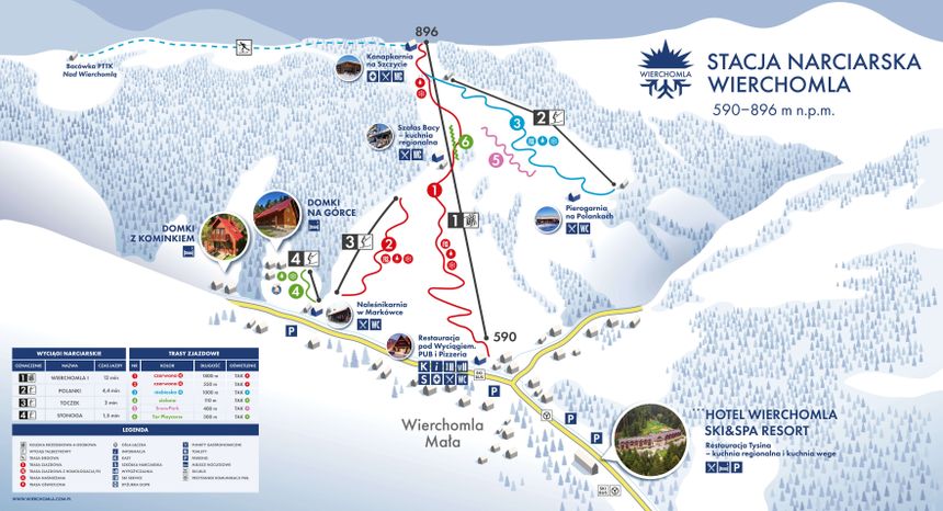 Trail Map Dwie Doliny Muszyna Wierchomla