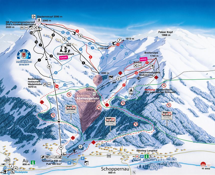 Trail Map Diedamskopf
