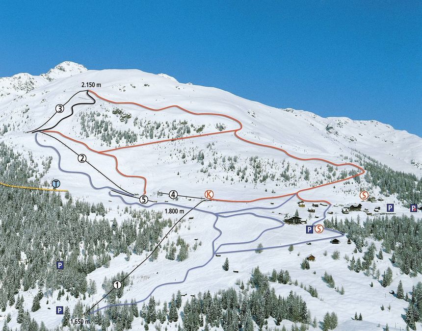 Trail Map Emberger Alm
